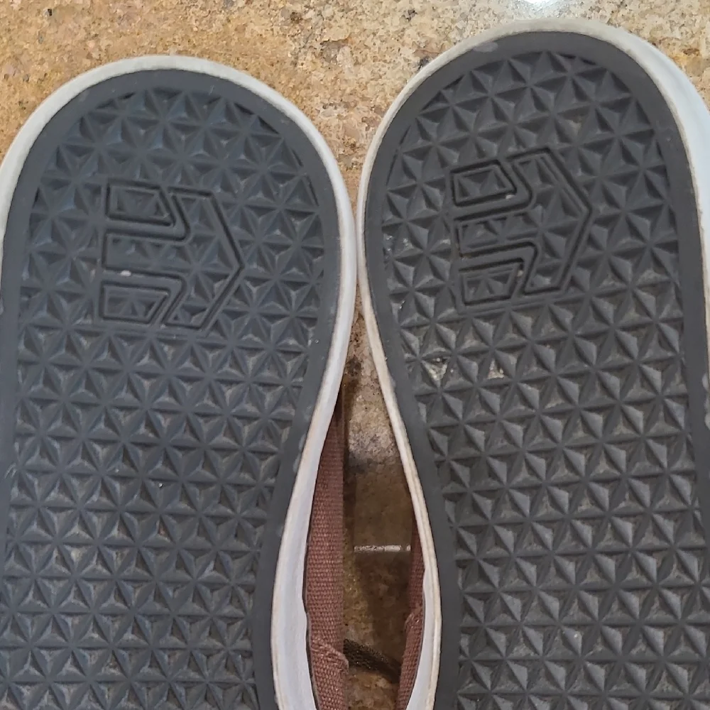 Etnies Brown Canvas Men's Skate Sneakers Casual Shoes Size 11